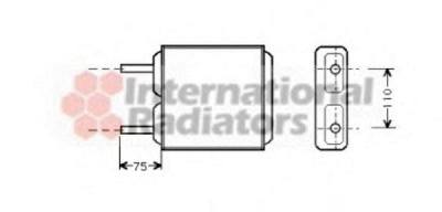 VAN WEZEL 37006094 -  Теплообменник, отопление салона